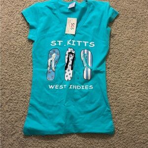 Turquoise St. Kitts West Indies T-Shirt